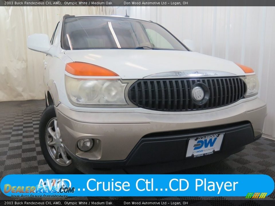 2003 Buick Rendezvous CXL AWD Olympic White / Medium Oak Photo #1
