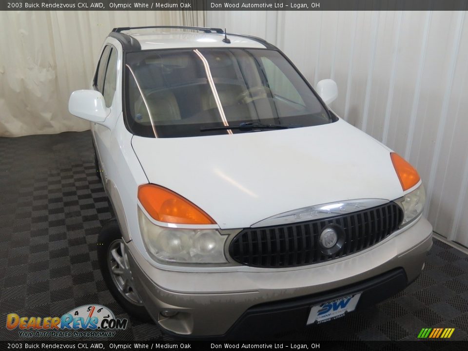 2003 Buick Rendezvous CXL AWD Olympic White / Medium Oak Photo #2