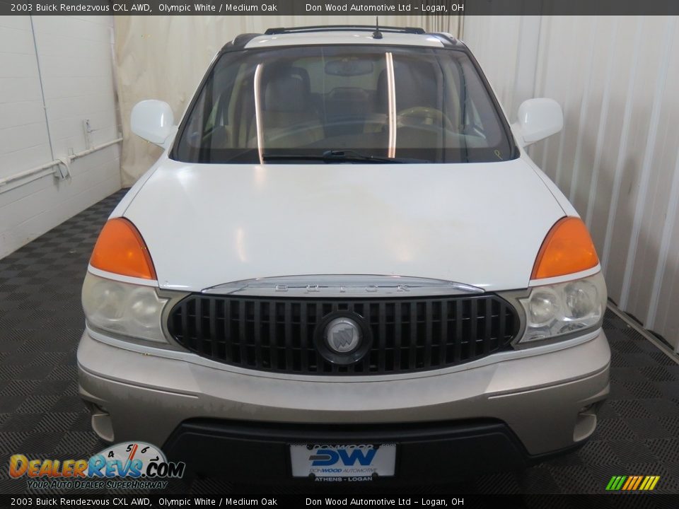2003 Buick Rendezvous CXL AWD Olympic White / Medium Oak Photo #5