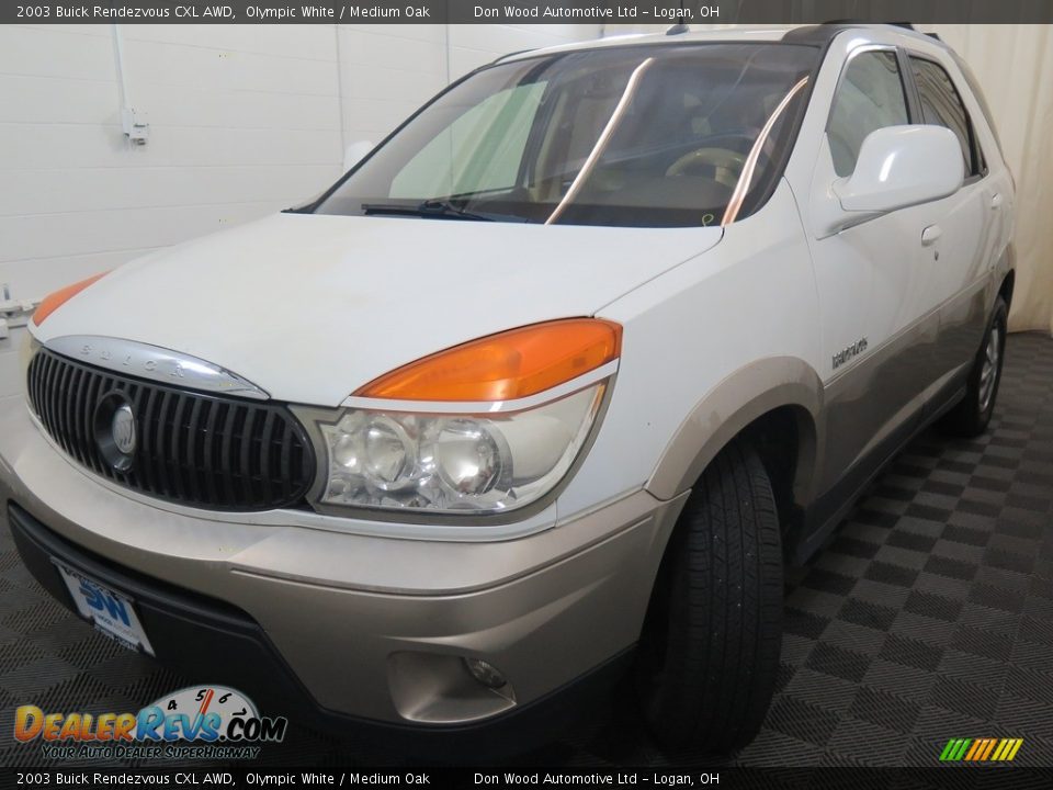 2003 Buick Rendezvous CXL AWD Olympic White / Medium Oak Photo #6