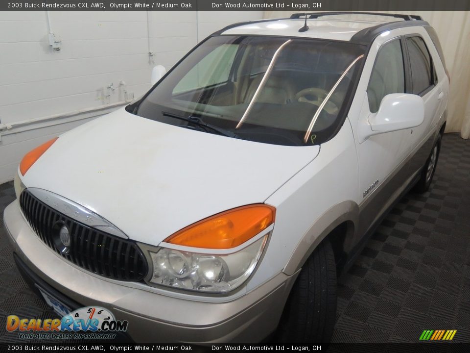 2003 Buick Rendezvous CXL AWD Olympic White / Medium Oak Photo #7