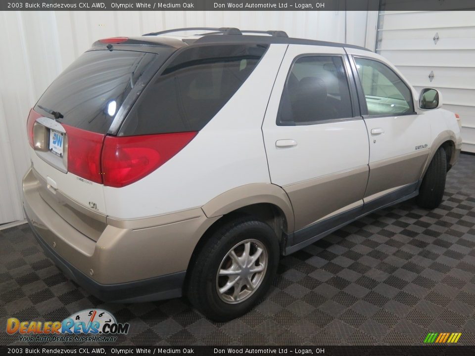 2003 Buick Rendezvous CXL AWD Olympic White / Medium Oak Photo #11