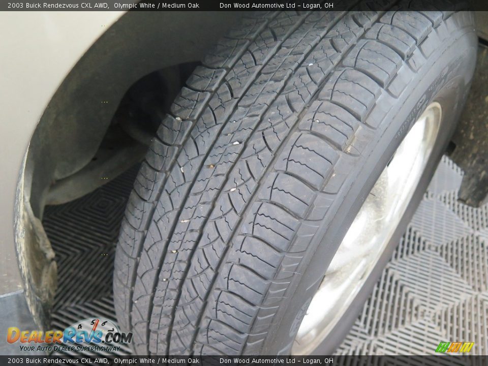 2003 Buick Rendezvous CXL AWD Olympic White / Medium Oak Photo #22