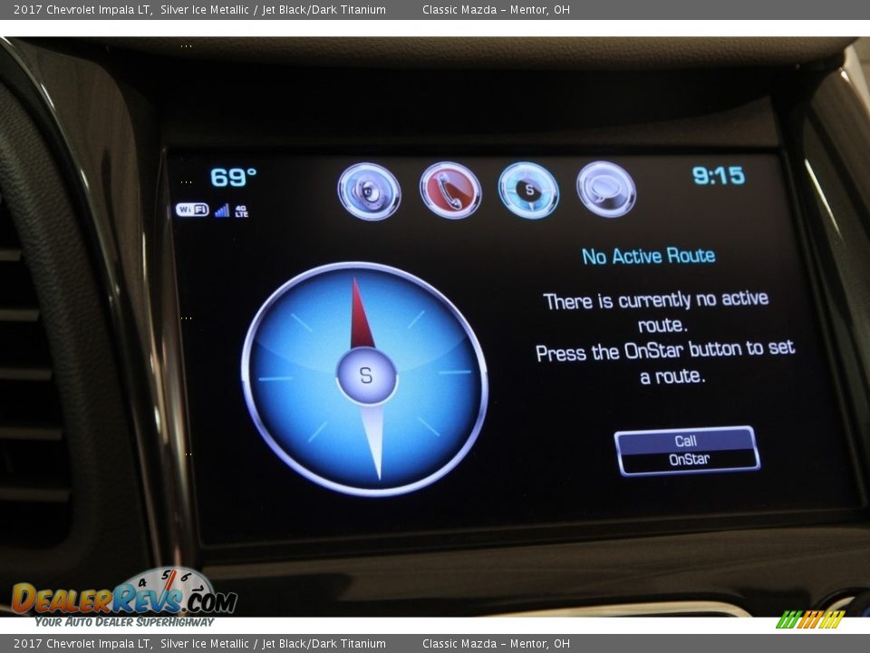 2017 Chevrolet Impala LT Silver Ice Metallic / Jet Black/Dark Titanium Photo #11