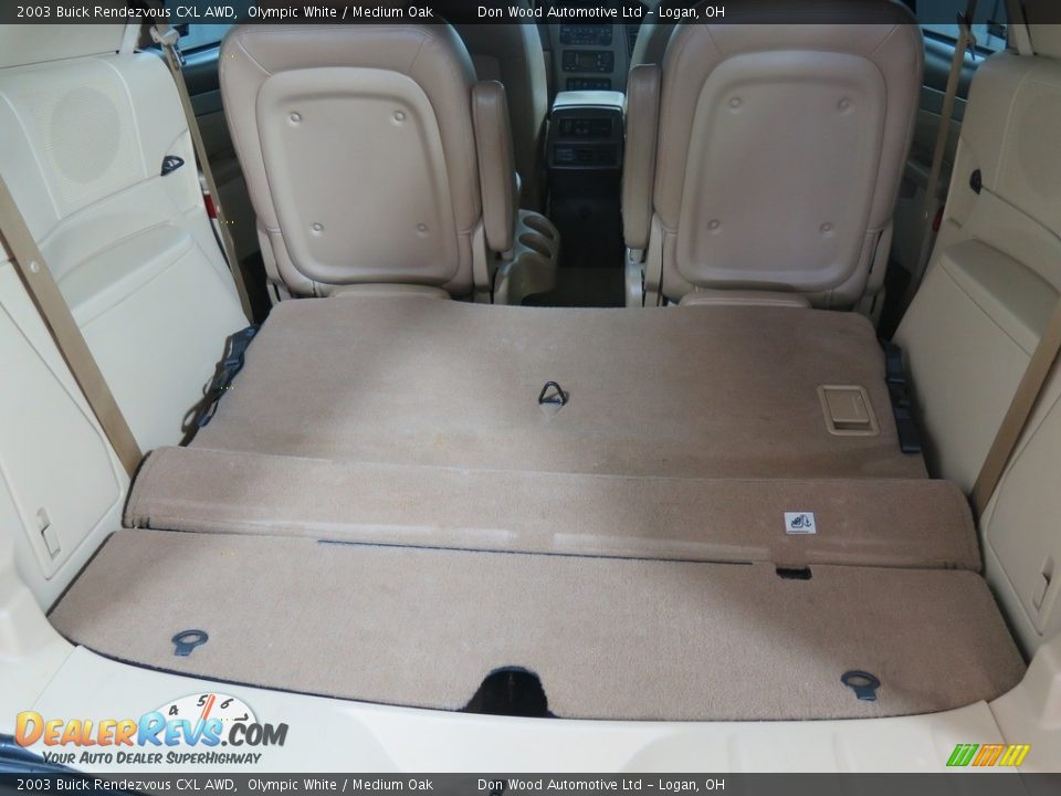 2003 Buick Rendezvous CXL AWD Olympic White / Medium Oak Photo #29