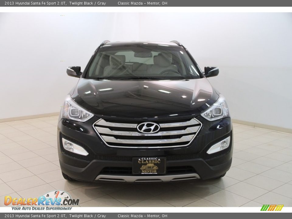 2013 Hyundai Santa Fe Sport 2.0T Twilight Black / Gray Photo #2