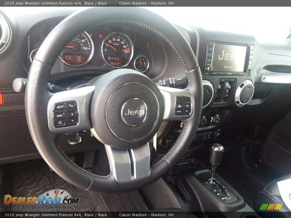 2016 Jeep Wrangler Unlimited Rubicon 4x4 Black / Black Photo #9