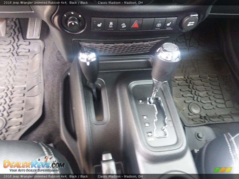 2016 Jeep Wrangler Unlimited Rubicon 4x4 Black / Black Photo #12
