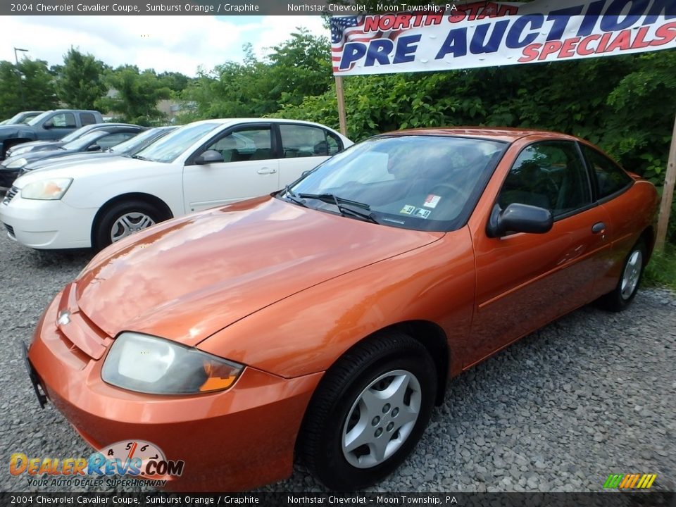 2004 Chevrolet Cavalier Coupe Sunburst Orange / Graphite Photo #1