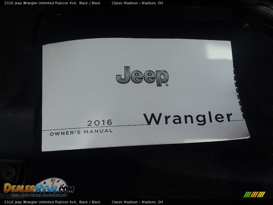 2016 Jeep Wrangler Unlimited Rubicon 4x4 Black / Black Photo #17