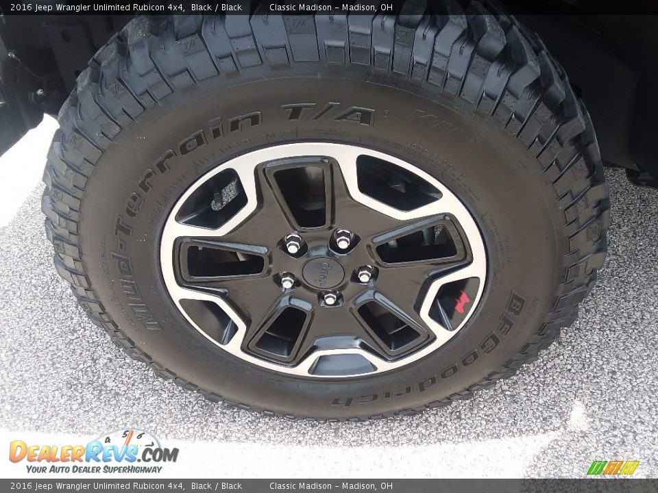 2016 Jeep Wrangler Unlimited Rubicon 4x4 Black / Black Photo #18