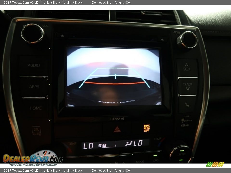 2017 Toyota Camry XLE Midnight Black Metallic / Black Photo #2