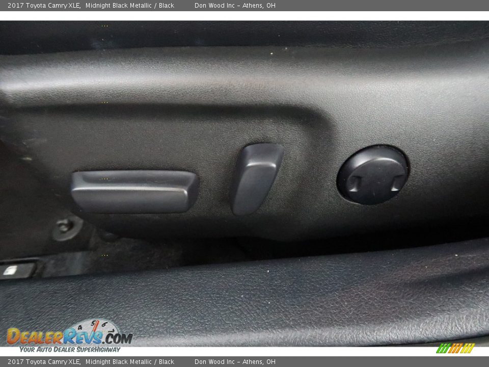 2017 Toyota Camry XLE Midnight Black Metallic / Black Photo #3