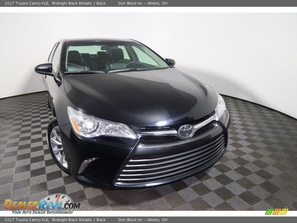 2017 Toyota Camry XLE Midnight Black Metallic / Black Photo #6