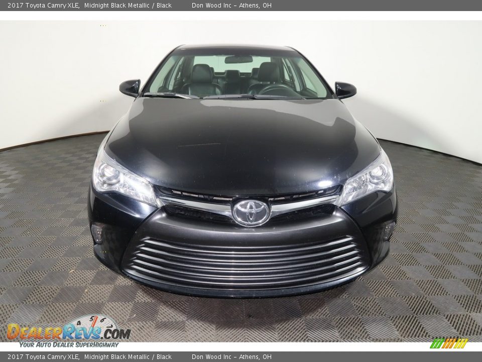 2017 Toyota Camry XLE Midnight Black Metallic / Black Photo #7