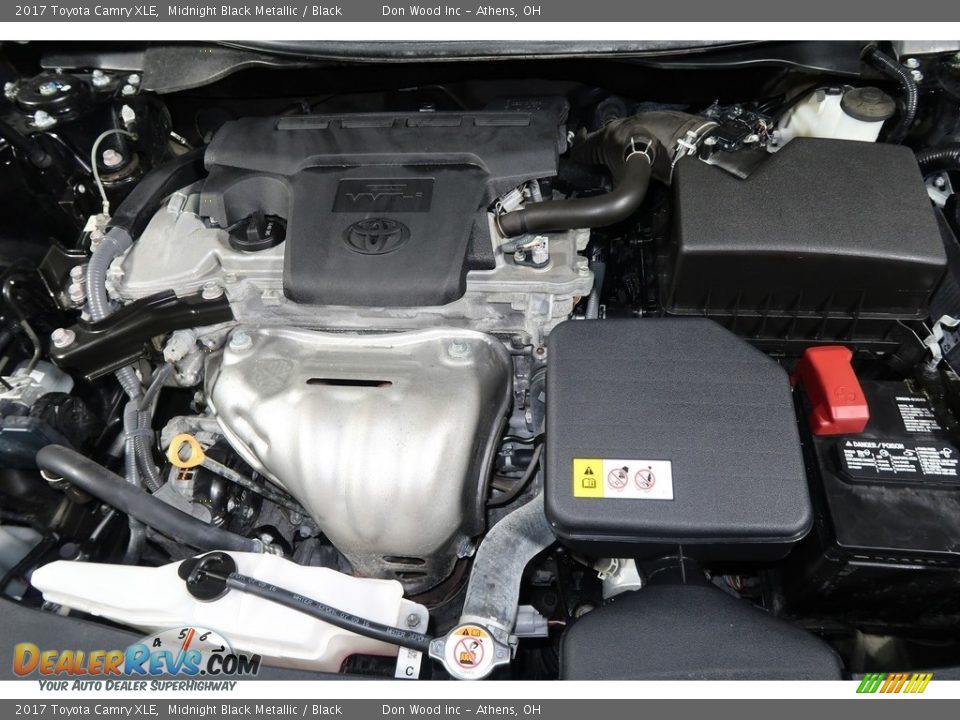 2017 Toyota Camry XLE Midnight Black Metallic / Black Photo #25