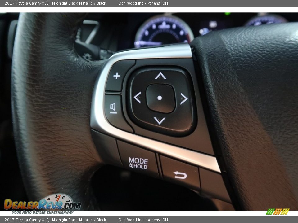 2017 Toyota Camry XLE Midnight Black Metallic / Black Photo #30