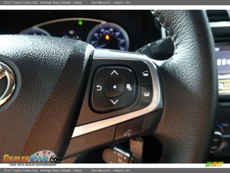 2017 Toyota Camry XLE Midnight Black Metallic / Black Photo #31