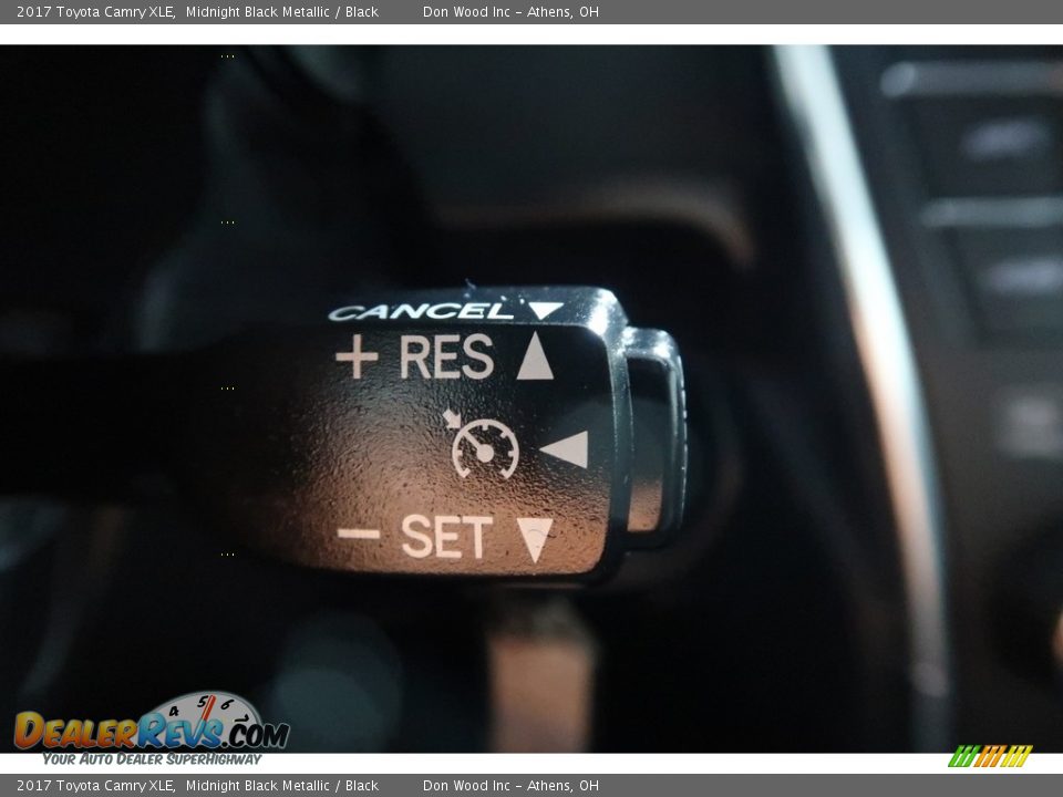 2017 Toyota Camry XLE Midnight Black Metallic / Black Photo #34