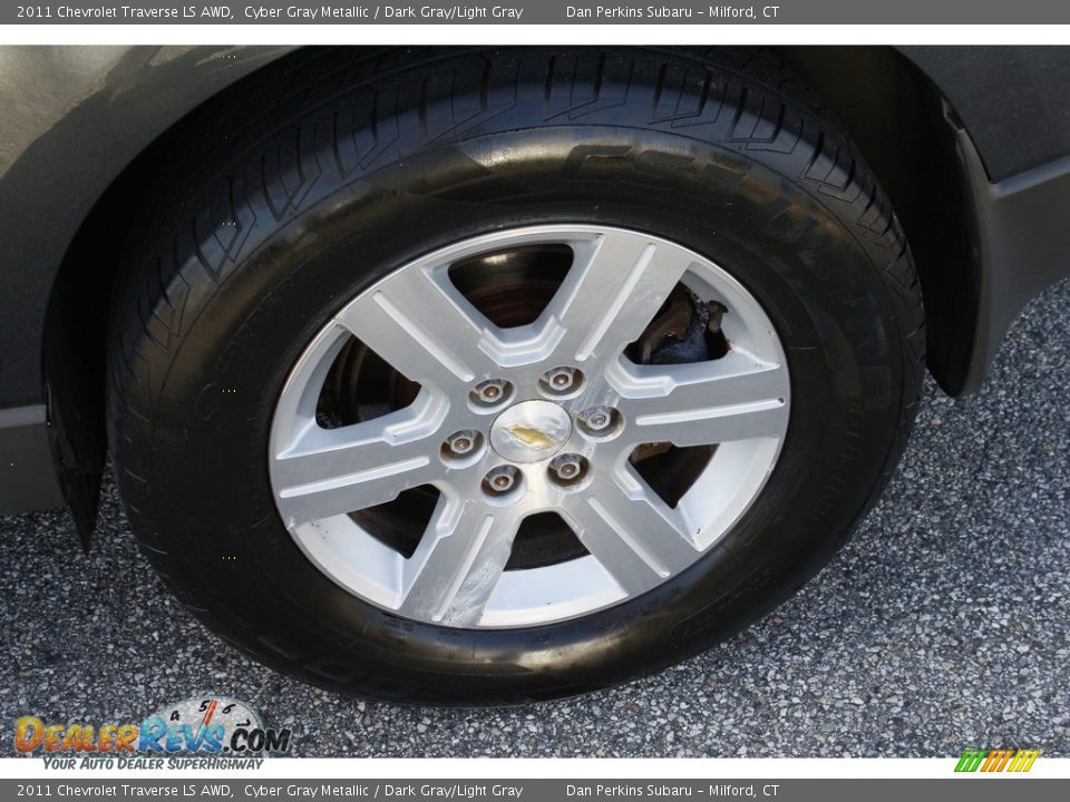 2011 Chevrolet Traverse LS AWD Cyber Gray Metallic / Dark Gray/Light Gray Photo #22