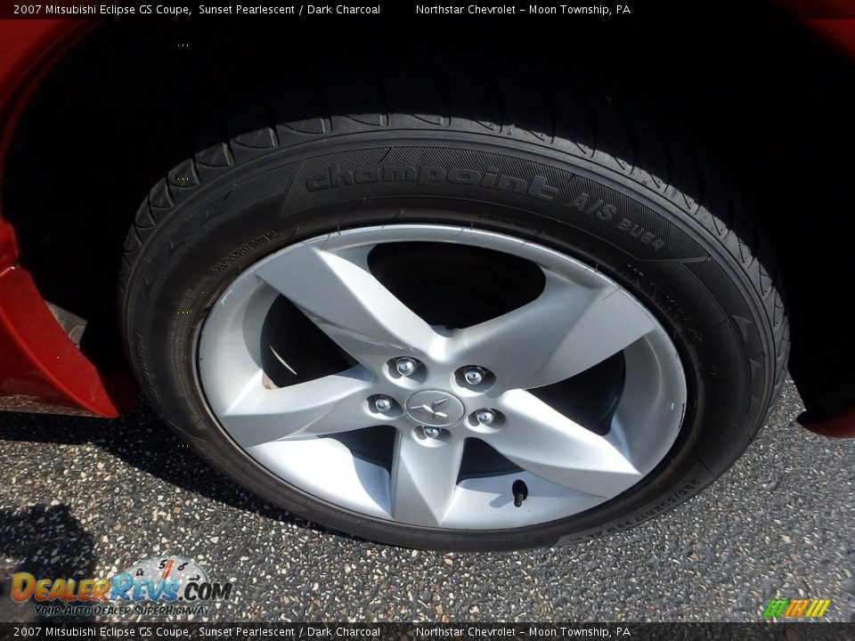 2007 Mitsubishi Eclipse GS Coupe Sunset Pearlescent / Dark Charcoal Photo #5