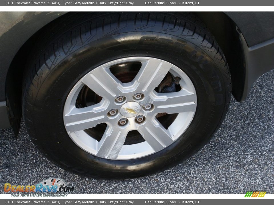 2011 Chevrolet Traverse LS AWD Cyber Gray Metallic / Dark Gray/Light Gray Photo #23