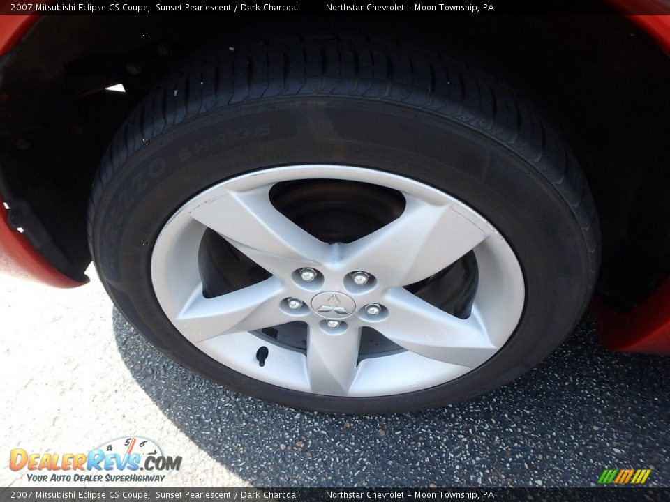 2007 Mitsubishi Eclipse GS Coupe Sunset Pearlescent / Dark Charcoal Photo #11