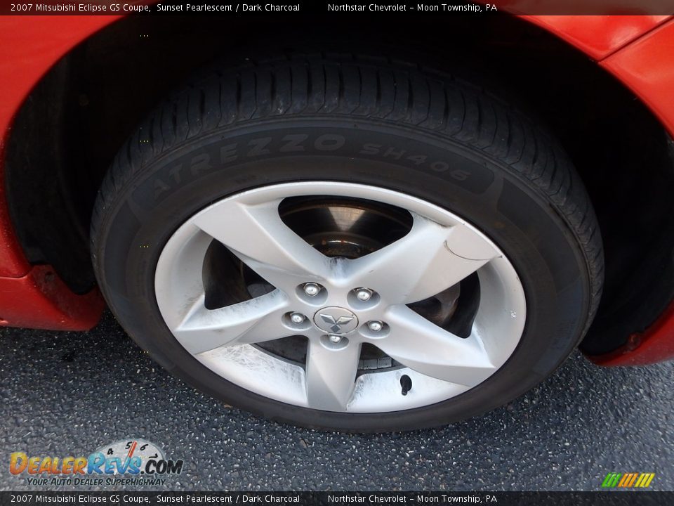 2007 Mitsubishi Eclipse GS Coupe Sunset Pearlescent / Dark Charcoal Photo #13