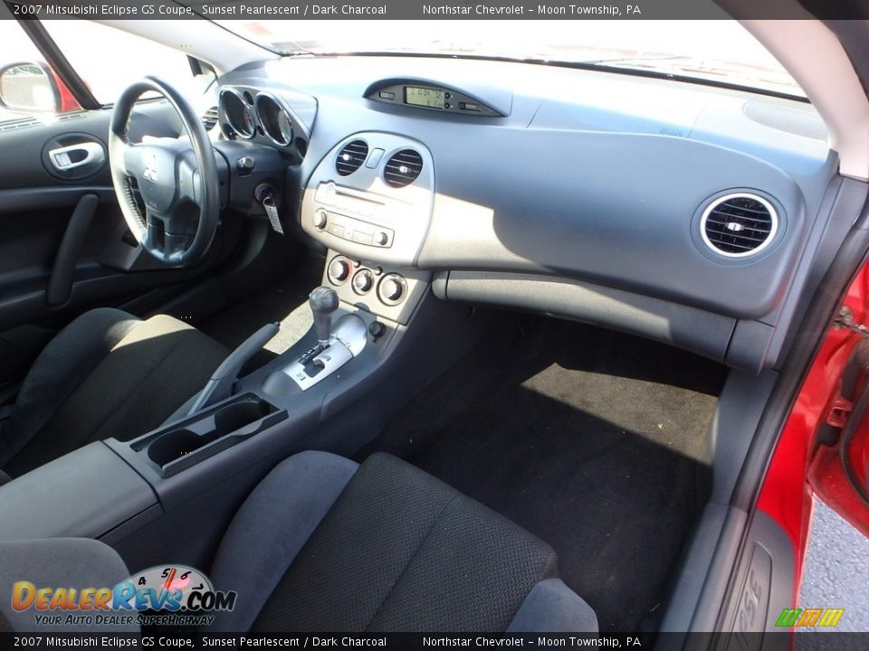 2007 Mitsubishi Eclipse GS Coupe Sunset Pearlescent / Dark Charcoal Photo #18