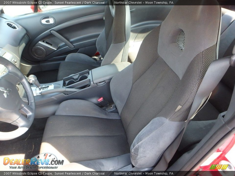 2007 Mitsubishi Eclipse GS Coupe Sunset Pearlescent / Dark Charcoal Photo #21