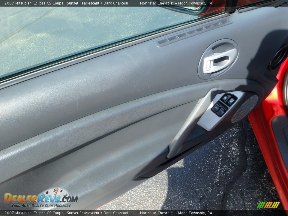 2007 Mitsubishi Eclipse GS Coupe Sunset Pearlescent / Dark Charcoal Photo #24