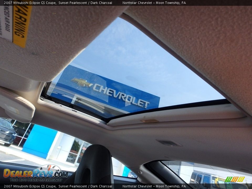 2007 Mitsubishi Eclipse GS Coupe Sunset Pearlescent / Dark Charcoal Photo #25
