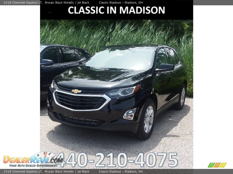 2018 Chevrolet Equinox LT Mosaic Black Metallic / Jet Black Photo #1