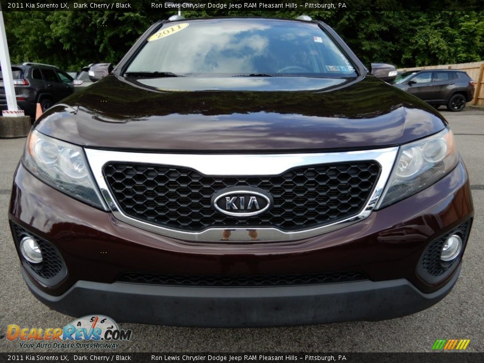2011 Kia Sorento LX Dark Cherry / Black Photo #9