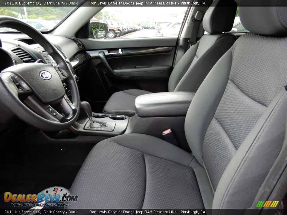 2011 Kia Sorento LX Dark Cherry / Black Photo #11