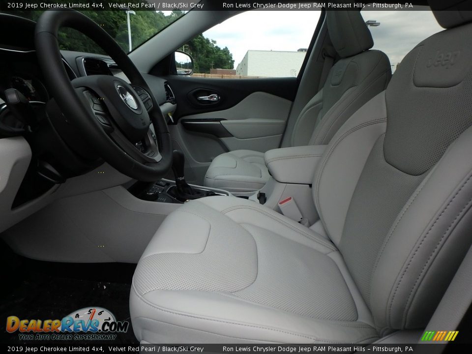 2019 Jeep Cherokee Limited 4x4 Velvet Red Pearl / Black/Ski Grey Photo #10