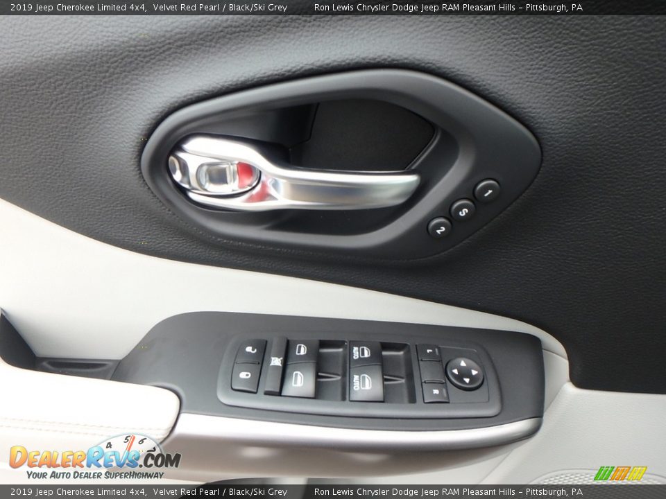 2019 Jeep Cherokee Limited 4x4 Velvet Red Pearl / Black/Ski Grey Photo #13