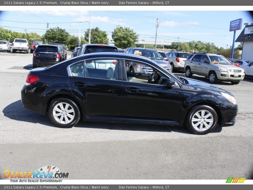 2011 Subaru Legacy 2.5i Premium Crystal Black Silica / Warm Ivory Photo #5