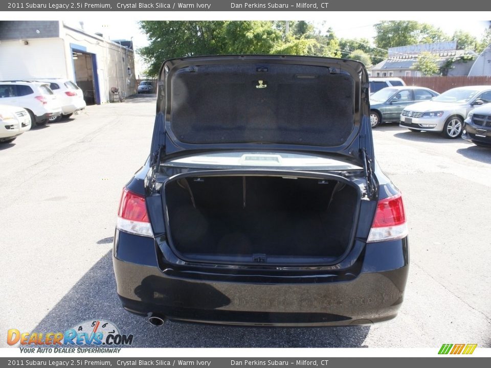 2011 Subaru Legacy 2.5i Premium Crystal Black Silica / Warm Ivory Photo #8