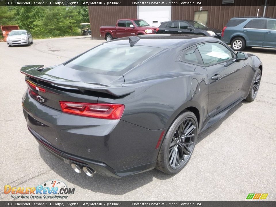2018 Chevrolet Camaro ZL1 Coupe Nightfall Gray Metallic / Jet Black Photo #5