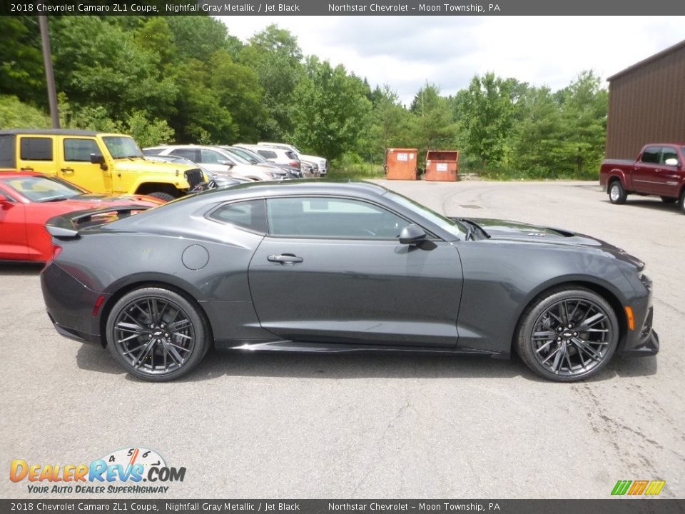 Nightfall Gray Metallic 2018 Chevrolet Camaro ZL1 Coupe Photo #6