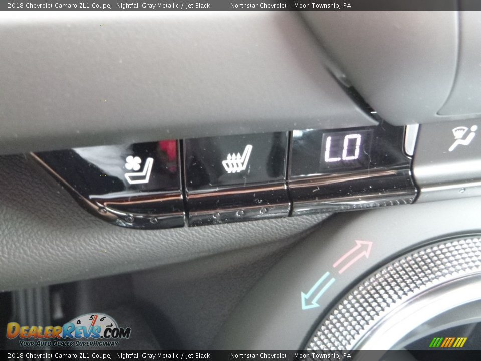 2018 Chevrolet Camaro ZL1 Coupe Nightfall Gray Metallic / Jet Black Photo #20