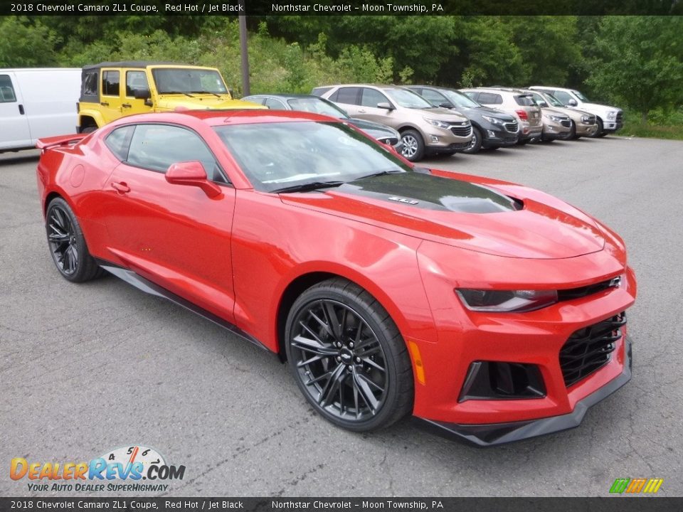 Front 3/4 View of 2018 Chevrolet Camaro ZL1 Coupe Photo #8