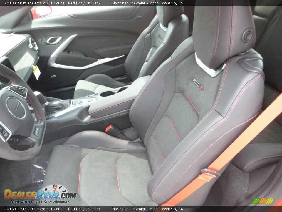 Front Seat of 2018 Chevrolet Camaro ZL1 Coupe Photo #14