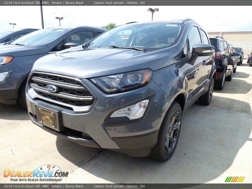 2018 Ford EcoSport SES 4WD Smoke / Ebony Black Photo #1
