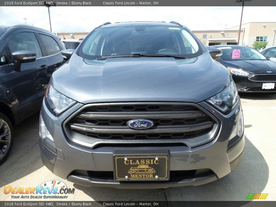 2018 Ford EcoSport SES 4WD Smoke / Ebony Black Photo #2