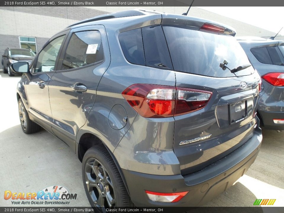 2018 Ford EcoSport SES 4WD Smoke / Ebony Black Photo #4