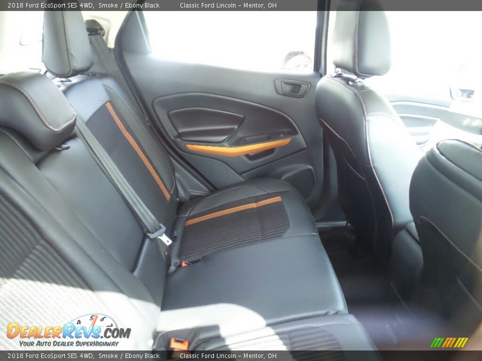 2018 Ford EcoSport SES 4WD Smoke / Ebony Black Photo #6