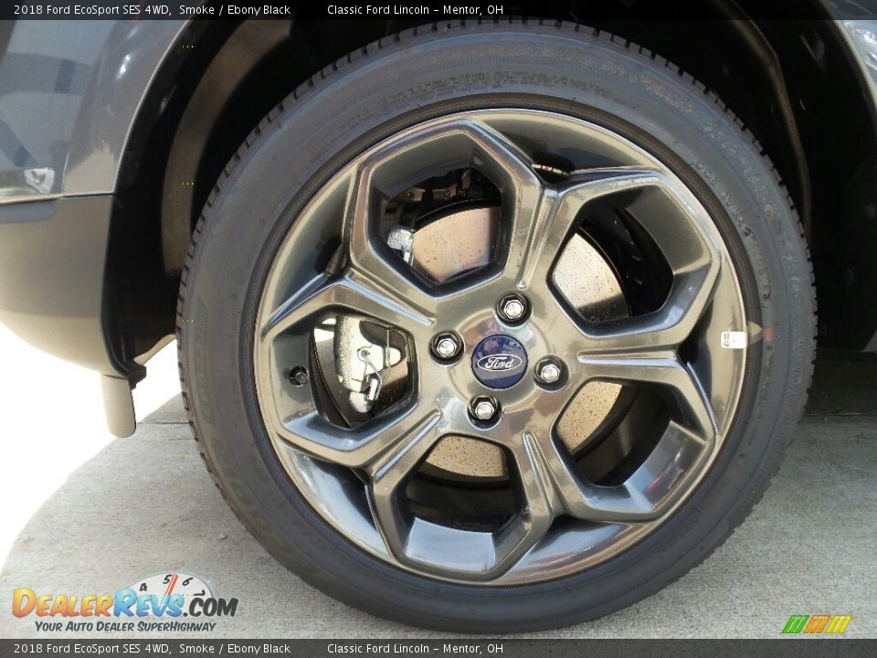 2018 Ford EcoSport SES 4WD Smoke / Ebony Black Photo #7