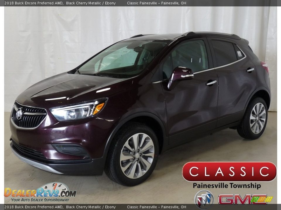 2018 Buick Encore Preferred AWD Black Cherry Metallic / Ebony Photo #1